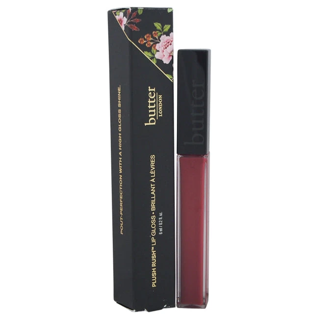 Butter London Plush Rush Lip Gloss - Flirt By Butter London For Women - 0.2 Oz Lip Gloss